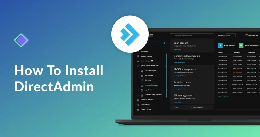 ¿Qué Es DirectAdmin Adminstrar Cuentas de Hosting?